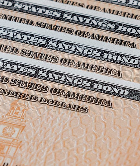 United States of America government savings bond series EE